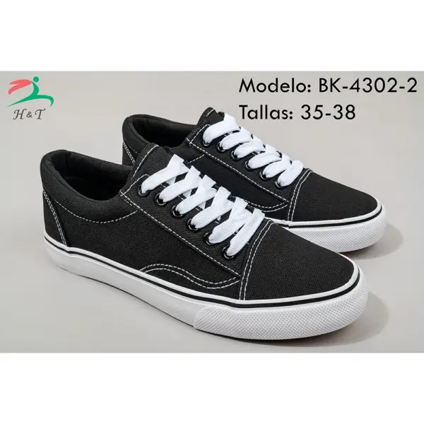 Zapatillas Clásicas Lona/BK-4302 - Image 9