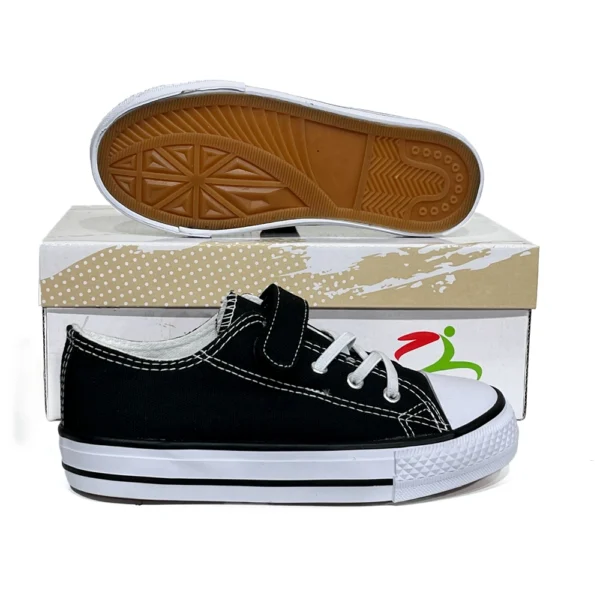 Zapatillas Lona Velcro y Cordones/BK-4304 - Image 6