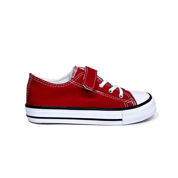 Zapatillas Lona Velcro y Cordones/BK-4304