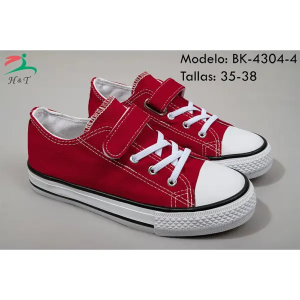 Zapatillas Lona Velcro y Cordones/BK-4304 - Image 14