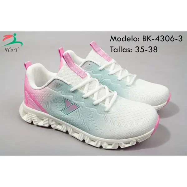 Zapatillas Correr Premium Mujer/BK-4306 - Image 9