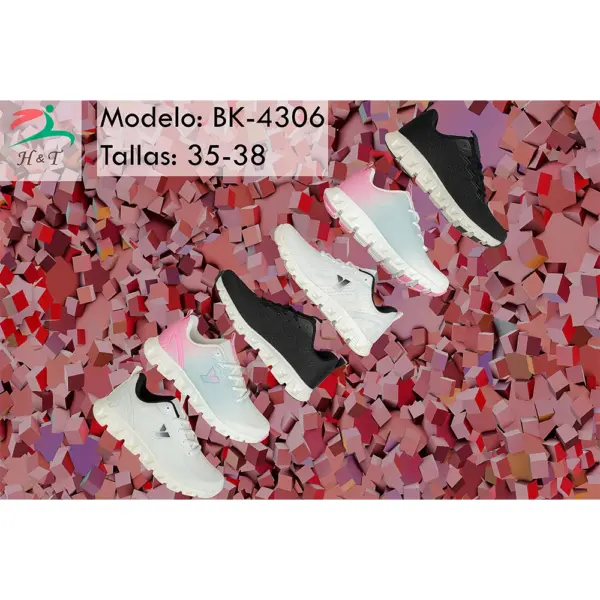 Zapatillas Correr Premium Mujer/BK-4306 - Image 10