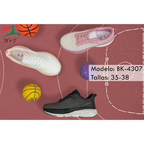 Zapatillas Deportivas Plataforma Mujer/BK-4307 - Image 8
