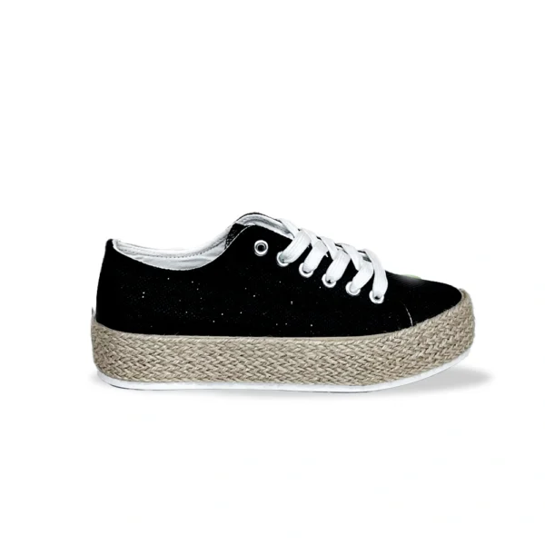 Zapatillas Lona Plataforma Yute/BK-4308 - Image 5
