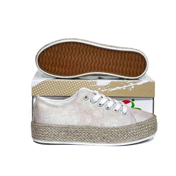 Zapatillas Lona Plataforma Yute/BK-4308 - Image 2
