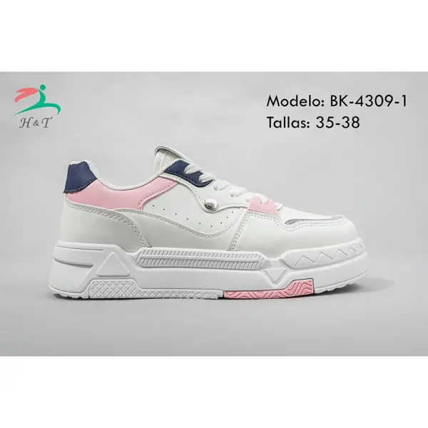 Zapatillas Deportivas Plataforma Diseño Multicolor/BK-4309 - Image 8