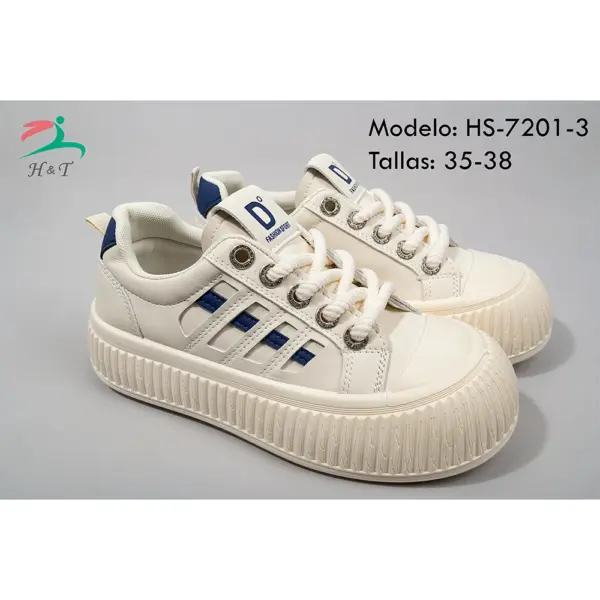 Zapatillas Deportivas Plataforma Diseño Moderno/HS-7201 - Image 8