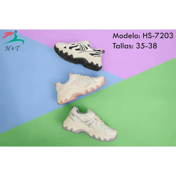 Zapatillas Deportivas Chunky Estilo Retro/HS-7203 - Image 4