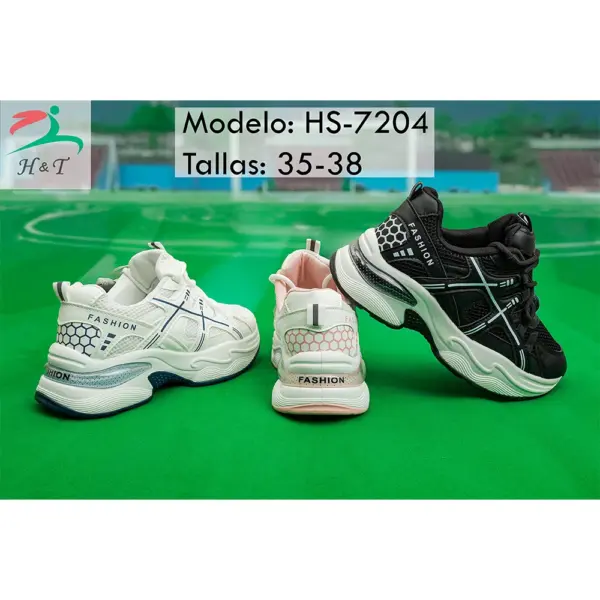 Zapatillas Deportivas Moda con Plataforma/HS-7204 - Image 4