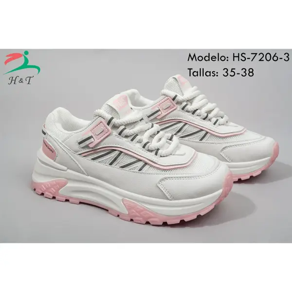 Zapatillas Deportivas con Suela Antideslizante y Plataforma/HS-7206 - Image 7