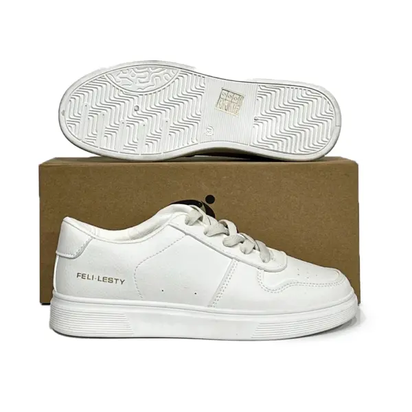Zapatillas Blancas Estilo Casual Mujer/HS-7212 - Image 3