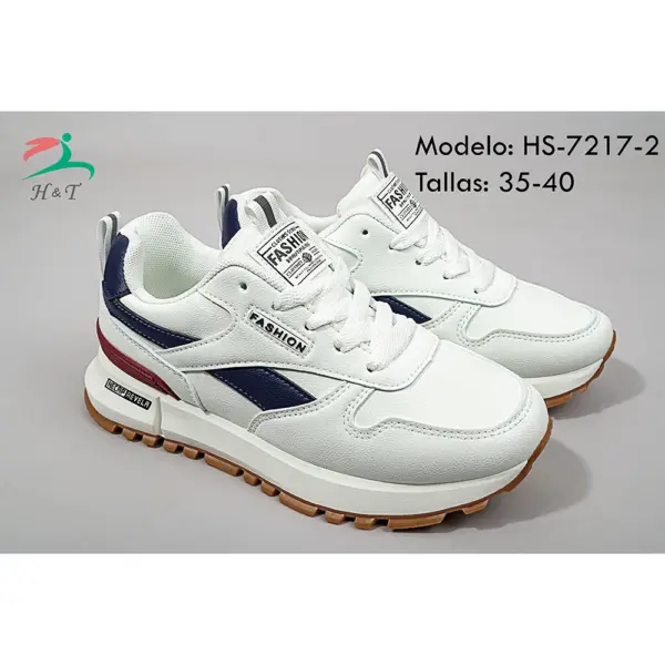 Zapatillas Deportivas Negras Plataforma Antideslizante/HS-7217 - Image 5