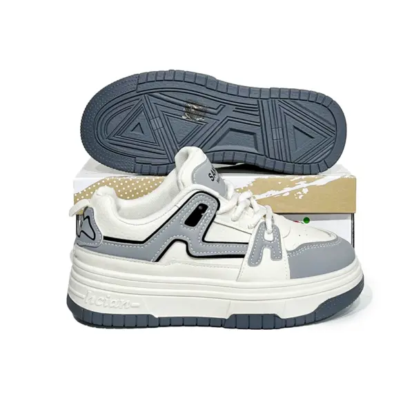 Zapatillas Lona Plataforma Estilo Retro/HS-7219 - Image 2