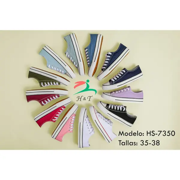 Zapatillas Lona Corte Clásico/HS-7350 - Image 21