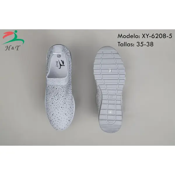 Zapatillas Tejidas con Brillos/XY-6208 - Image 10