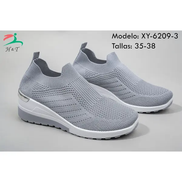Zapatillas Tejidas con Plataforma/XY-6209 - Image 10