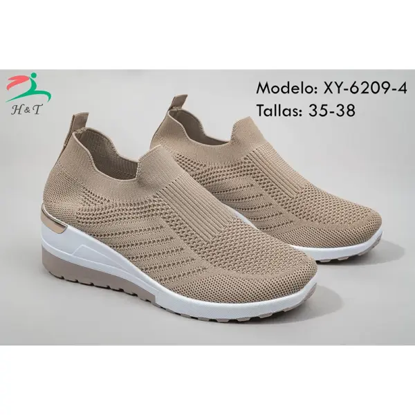 Zapatillas Tejidas con Plataforma/XY-6209 - Image 11