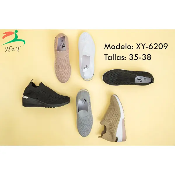Zapatillas Tejidas con Plataforma/XY-6209 - Image 7