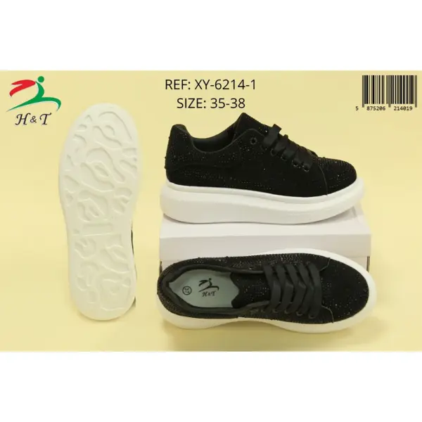 Zapatillas Plataforma Apliques Brillantes/XY-6214 - Image 4