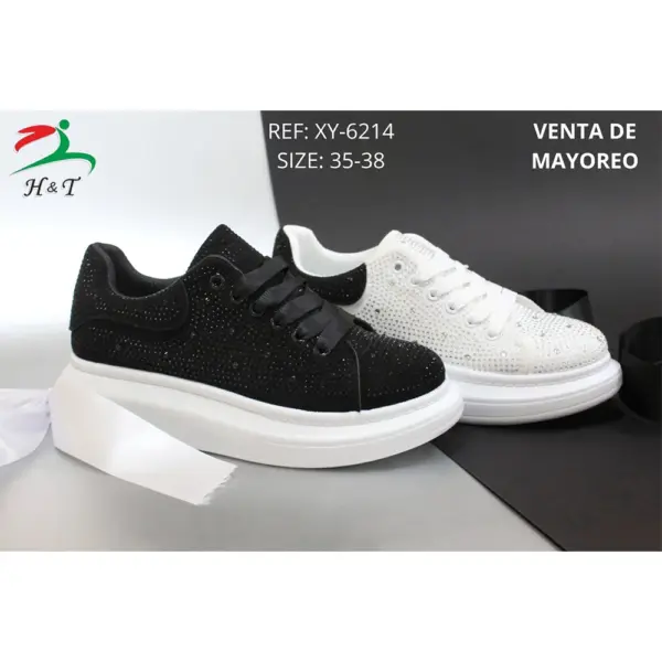 Zapatillas Plataforma Apliques Brillantes/XY-6214 - Image 3