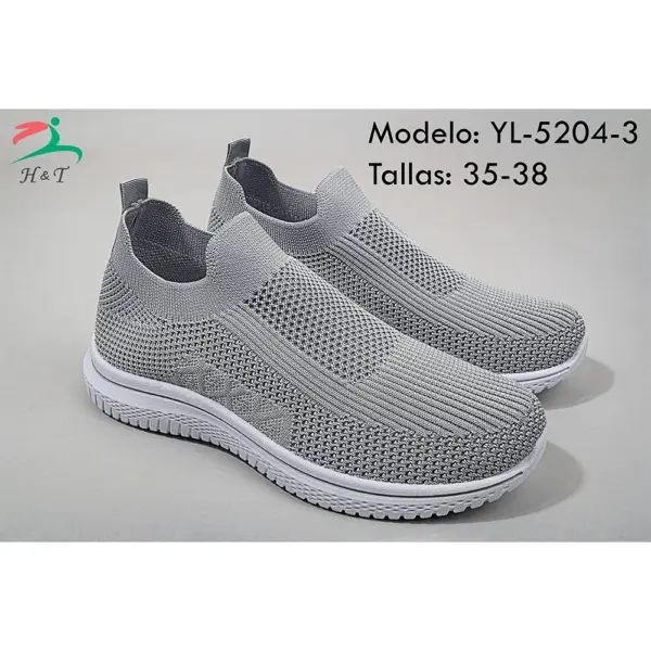 Zapatillas Tejidas Slip-On/YL-5204-3 - Image 3