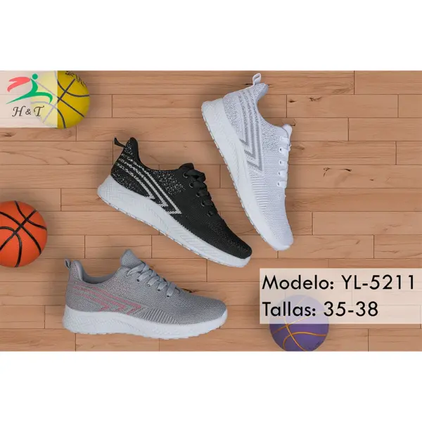 Zapatillas Deportivas Tejido Transpirable/YL-5211 - Image 4