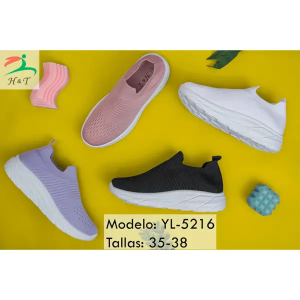 Zapatillas Slip-On Tejidas y Ligeras/YL-5216 - Image 6