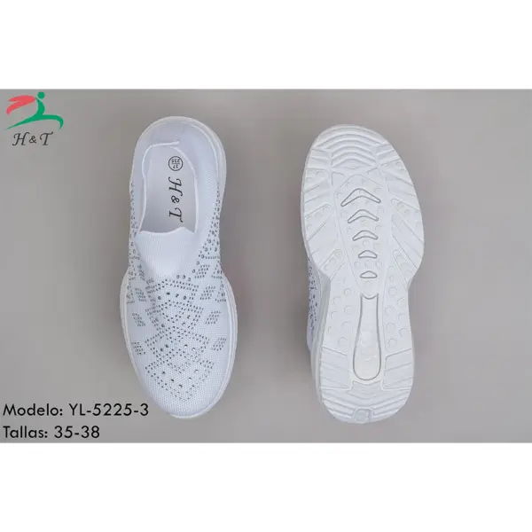 Tenis Sin Cordones Cristales Suela Antideslizante/YL-5225 - Image 10