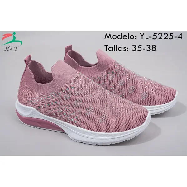 Tenis Sin Cordones Cristales Suela Antideslizante/YL-5225 - Image 11