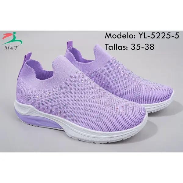 Tenis Sin Cordones Cristales Suela Antideslizante/YL-5225 - Image 12