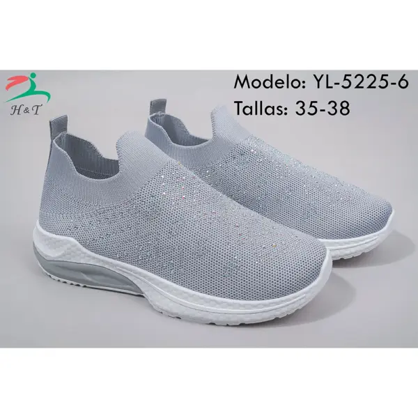 Tenis Sin Cordones Cristales Suela Antideslizante/YL-5225 - Image 13