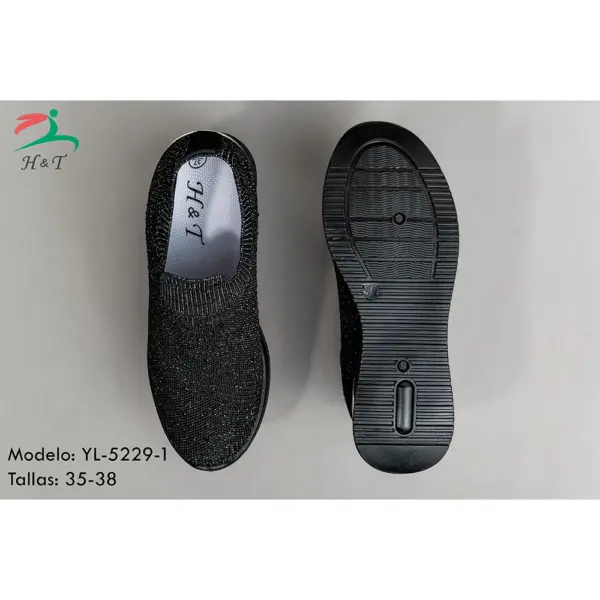 Tenis Cómodos Diseño Tejido Suela Antideslizante/YL-5229 - Image 7