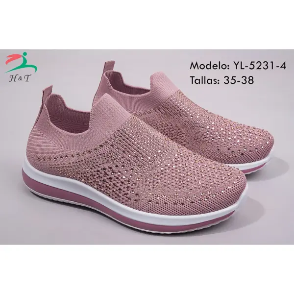 Tenis Tejidos Diseño Moderno Antideslizante/YL-5231 - Image 9