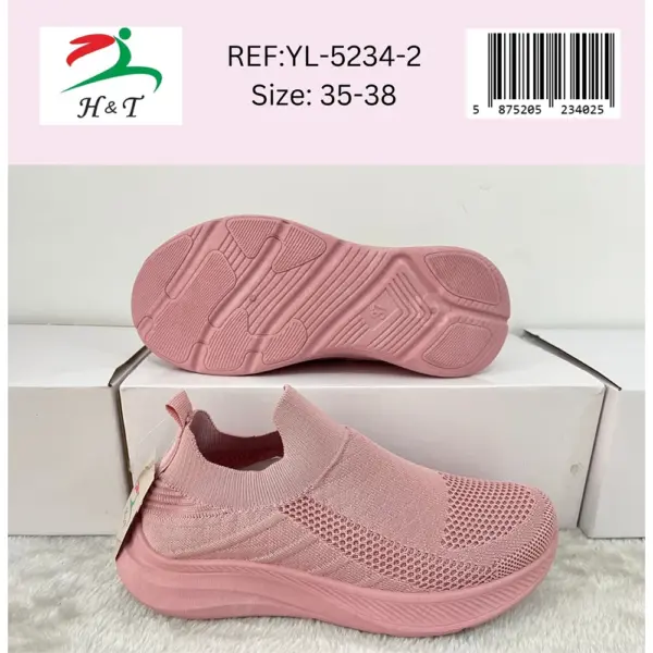 Tenis Sin Cordones Tejido Transpirable Suela Ergonómica/YL-5234 - Image 5