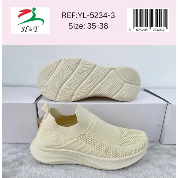Tenis Sin Cordones Tejido Transpirable Suela Ergonómica/YL-5234 - Image 6