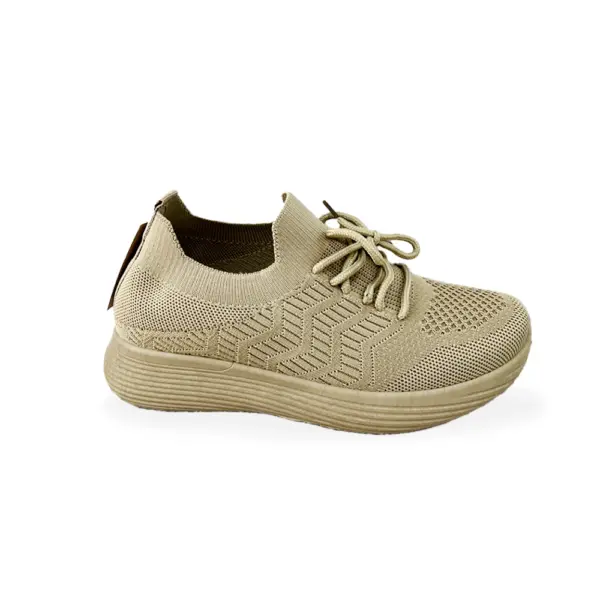 Tenis Tejidos Diseño Geométrico Flexible/YL-5238