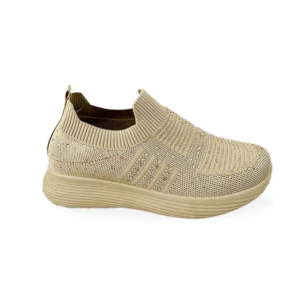 Tenis Sin Cordones Detalles Brillantes Suela Ligera/YL-5239 - Image 5