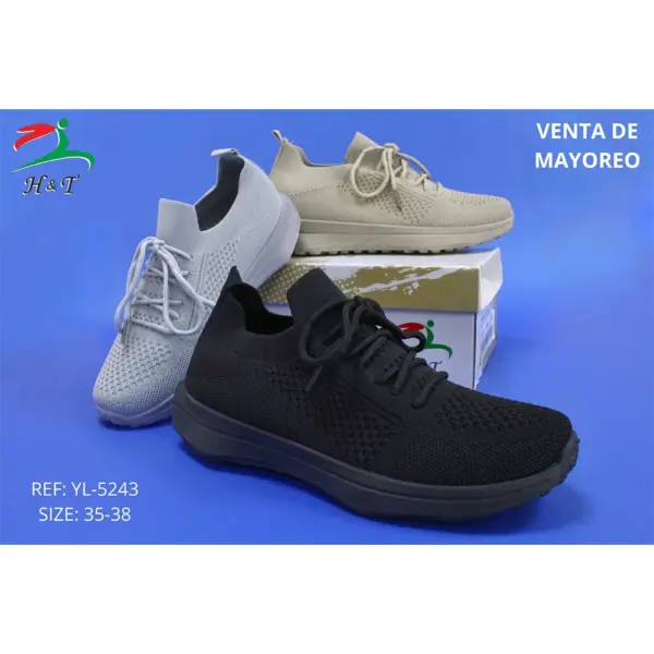 Tenis Deportivos Tejido Transpirable Antideslizante/YL-5243 - Image 5