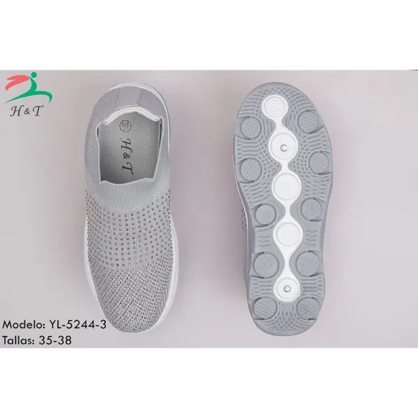Tenis Deportivos Tejido Transpirable Diseño Suela Amortiguada/YL-5244 - Image 13