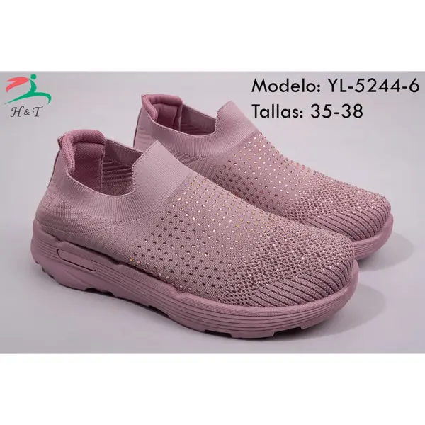 Tenis Deportivos Tejido Transpirable Diseño Suela Amortiguada/YL-5244 - Image 16
