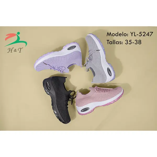 Zapatos Cordones Tejido Transpirable/YL-5247 - Image 7