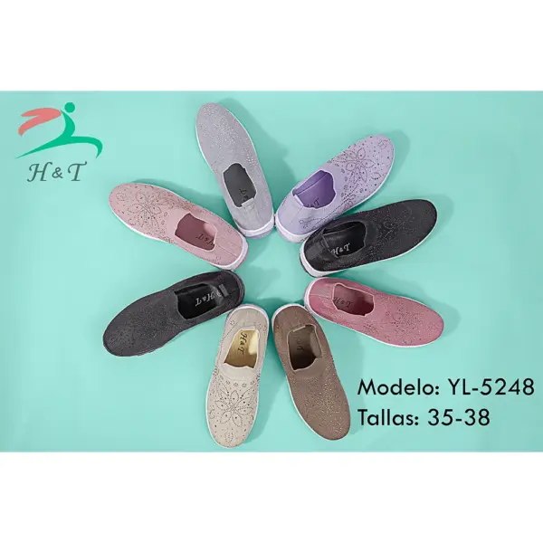 Zapatos Casual Slip-On Brillantes/YL-5248 - Image 10