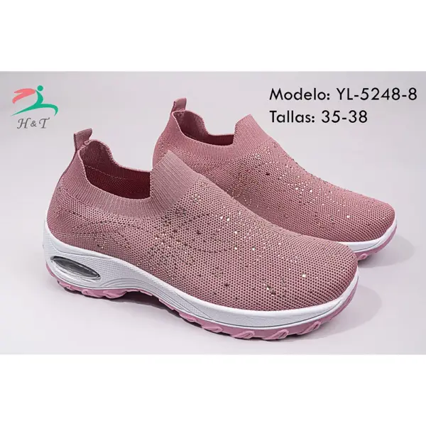 Zapatos Casual Slip-On Brillantes/YL-5248 - Image 9