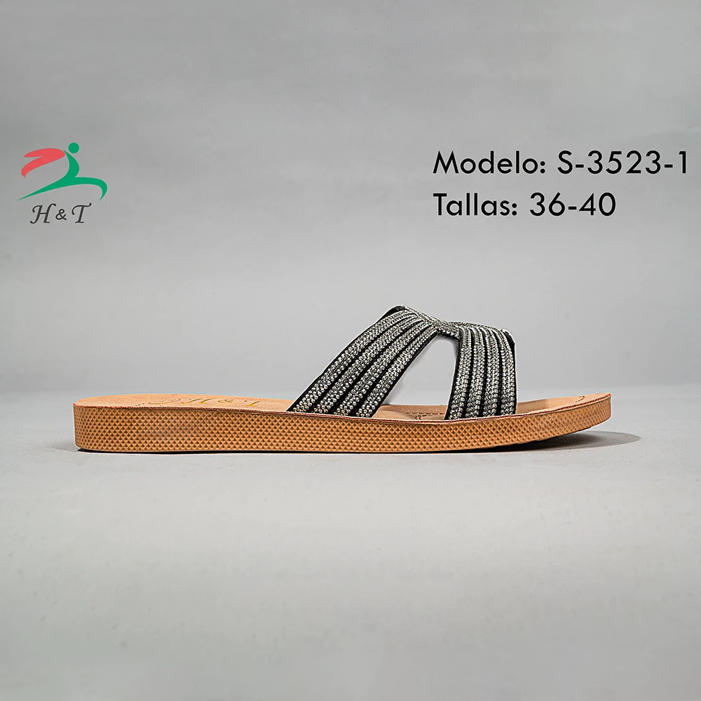 Sandalias Cruzadas Brillitos Mujer/Q-3523 - Image 3