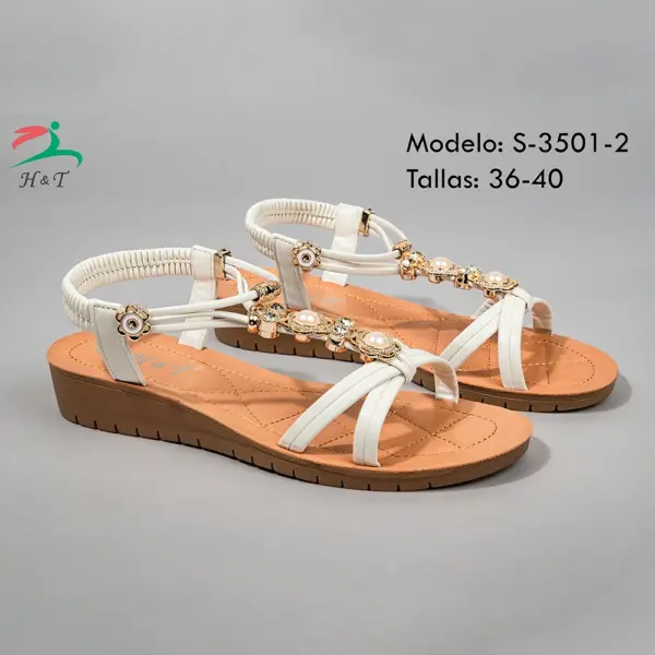 Sandalias Elegantes con Detalles - Mujer/S-3501