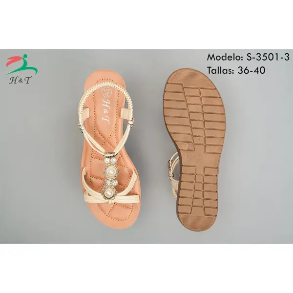 Sandalias Elegantes con Detalles - Mujer/S-3501 - Image 3