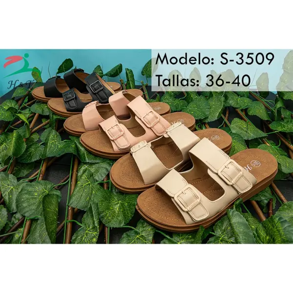 Sandalias con Hebillas y Plataforma - Mujer/S-3509 - Image 4