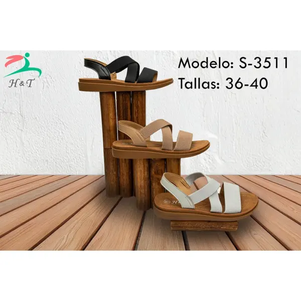 Sandalias Cruzadas con Plataforma - Mujer/S-3511 - Image 4