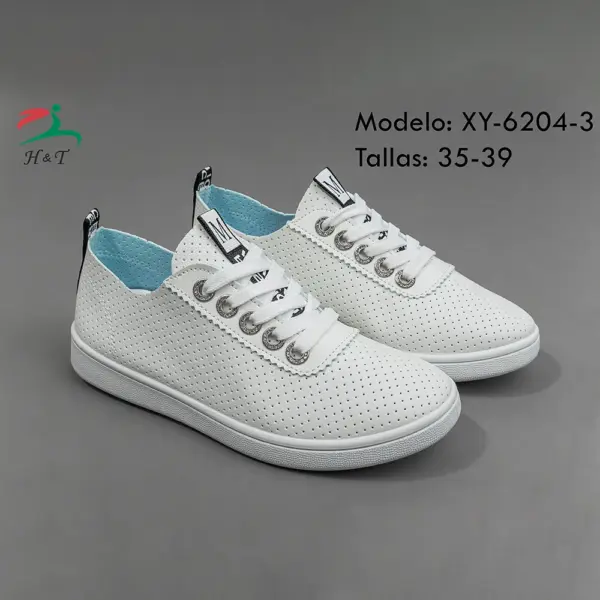 Tenis Casual Perforados - Mujer/XY-6204