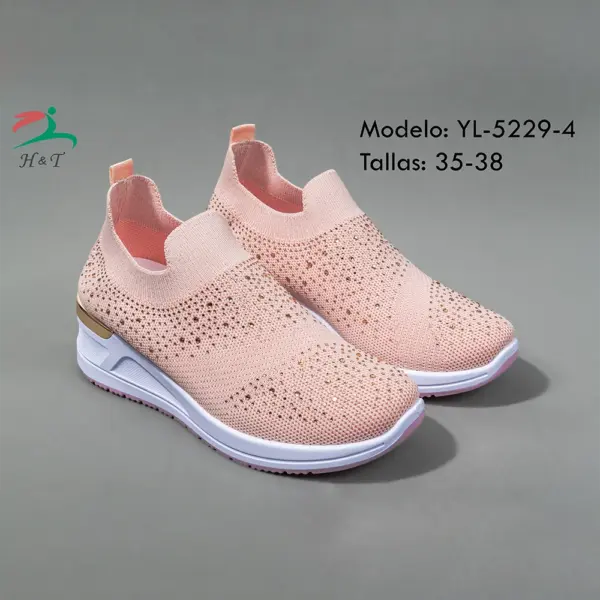 Tenis de Plataforma Tejidos - Mujer/YL-5229 - Image 3